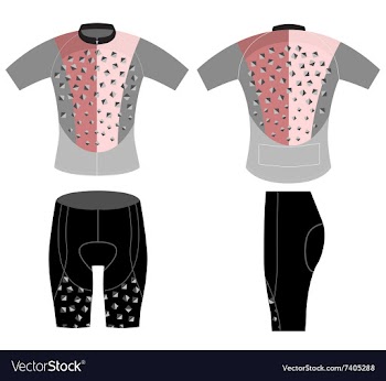 Cycling vest modern style vector image