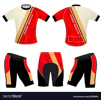 Cycling vest speeder mountain vector image
