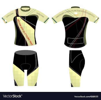 Cycling vest style vector image