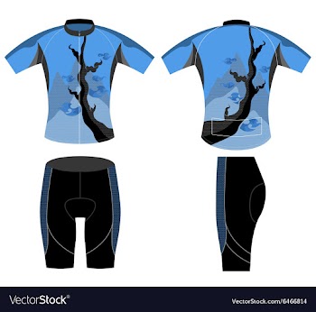 Cycling vest style vector image