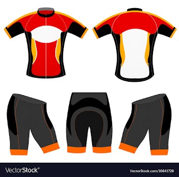Cycling vest t shirt vector image