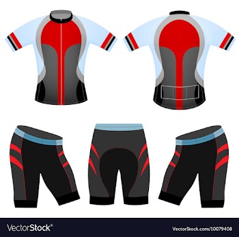 Cycling vest team vector image