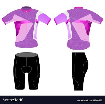 Cycling vest woman style vector image