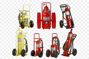 Cylinder Fire Extinguishers Mower - fire 