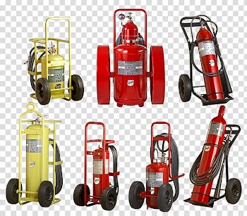 Cylinder Fire Extinguishers Mower, fire transparent background PNG clipart