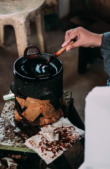 Cylindrical Black Container