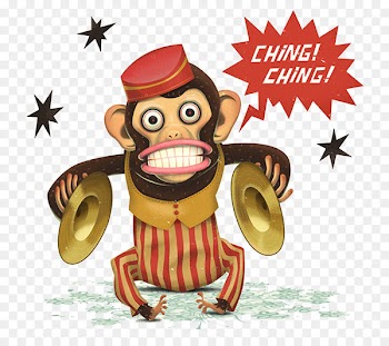 Cymbal-banging monkey toy Gorilla Dance - Monkey face 