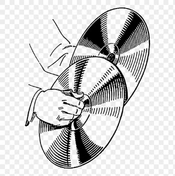 Cymbals png clipart, musical percussion | Free PNG Illustration - rawpixel