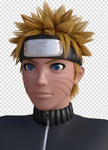 D Anime Naruto Uzumaki transparent background PNG clipart