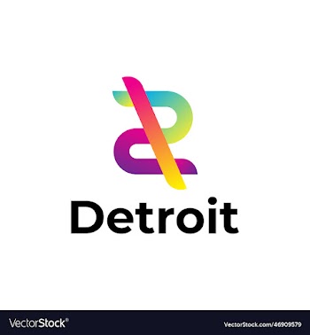 d d letter modern 3d logo design