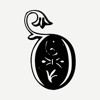 D letter drawing, vintage illustration | Free PSD - rawpixel