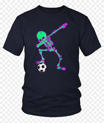 Dabbing Skeleton Soccer Shirt, Get This Humorous "dabbing - Anime T Shirt Naruto