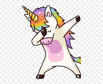Dabbing Unicorn Png