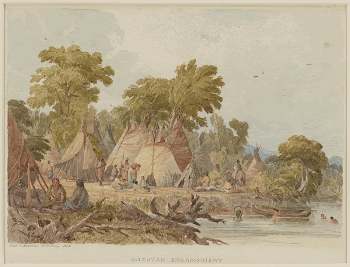 Dacotah Encampment. Original from the Minneapolis | Free Photo - rawpixel