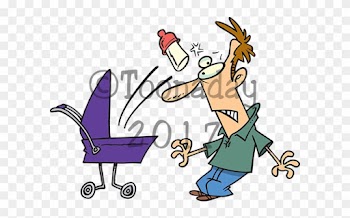 Dad And Baby Clip Art