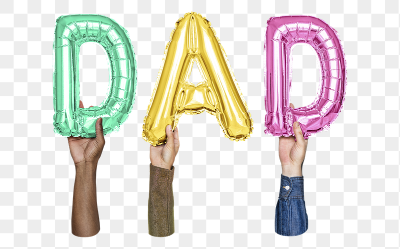 Dad word png, hands holding | Free PNG - rawpixel