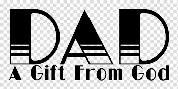 DadGiftFromGod , dad a gift from god text transparent background PNG clipart