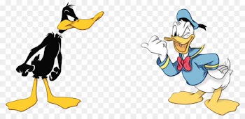 Daffy Duck, Donald Duck, Bugs Bunny, Cartoon, Animated Cartoon PNG