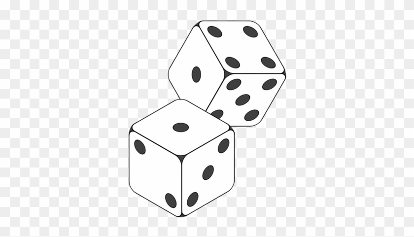 Daily Random Numbers - Transparent Background Black And White Dice Clip Art