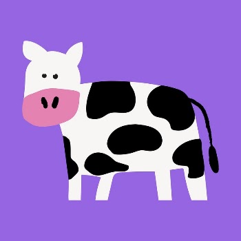 Dairy cattle, cow sticker, cute | Free PSD Illustration - rawpixel