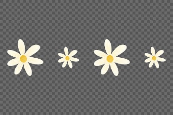 Daisy border png sticker, cute | Free PNG - rawpixel