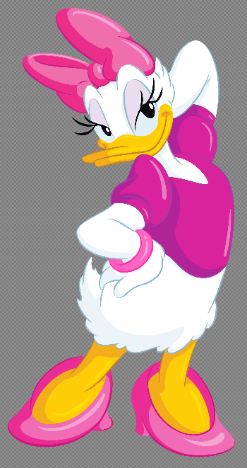 Daisy Duck Transparent PNG Clip Art Image | Gallery Yopriceville ...