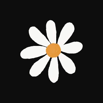 Daisy flower doodle sticker psd | Free PSD - rawpixel