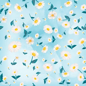 Daisy patterned wallpaper | Free stock vector - 562784
