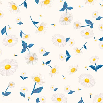 Daisy patterned wallpaper | Free stock vector - 562847