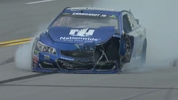 Dale Earnhardt Jr.'s Talladega race ruined after wreck with ...