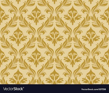 Damask pattern vector image