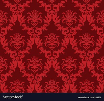 Damask pattern vector image