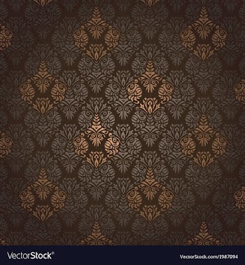 Damask pattern vector image