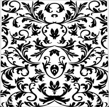Damask Seamless Floral Pattern. Royal Wallpaper. Black Flowers ...