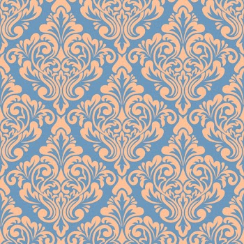 Damask seamless pattern background. classical luxury old fashioned damask ornament Free Vector