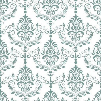 Damask seamless pattern background. classical luxury old fashioned damask ornament Free Vector