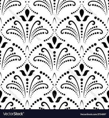 Damask Seamless Pattern Orient Background vector image