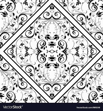 Damask seamless pattern vector image