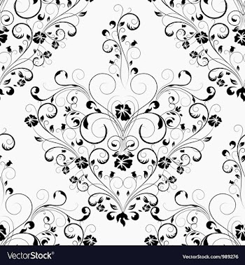 Damask seamless pattern vector image