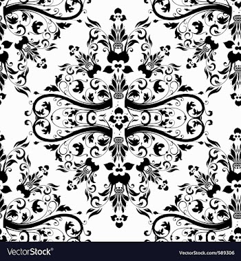Damask seamless pattern vector image