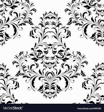 Damask seamless pattern vector image