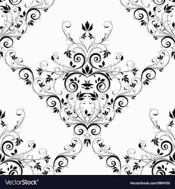 Damask seamless pattern vector image