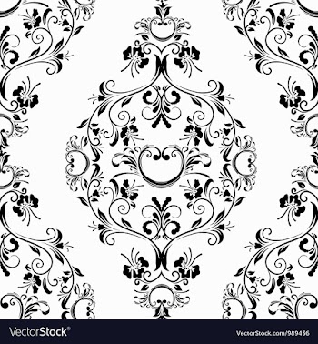 Damask seamless pattern vector image