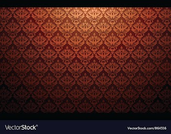 Damask web banner vector image