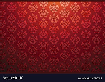 Damask web banner vector image