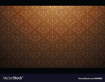 Damask web banner vector image