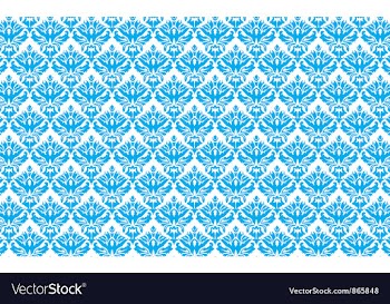 Damask web banner vector image