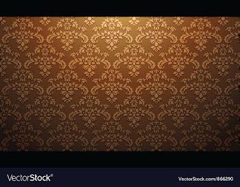 Damask web banner vector image