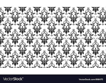 Damask web banner vector image