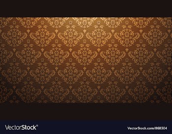 Damask web banner vector image